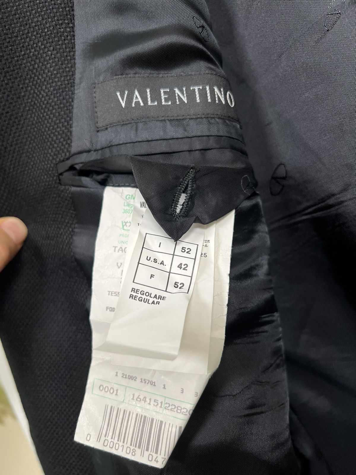 Valentino Woven Black Valentino Blazer Size 42R - 14 Thumbnail