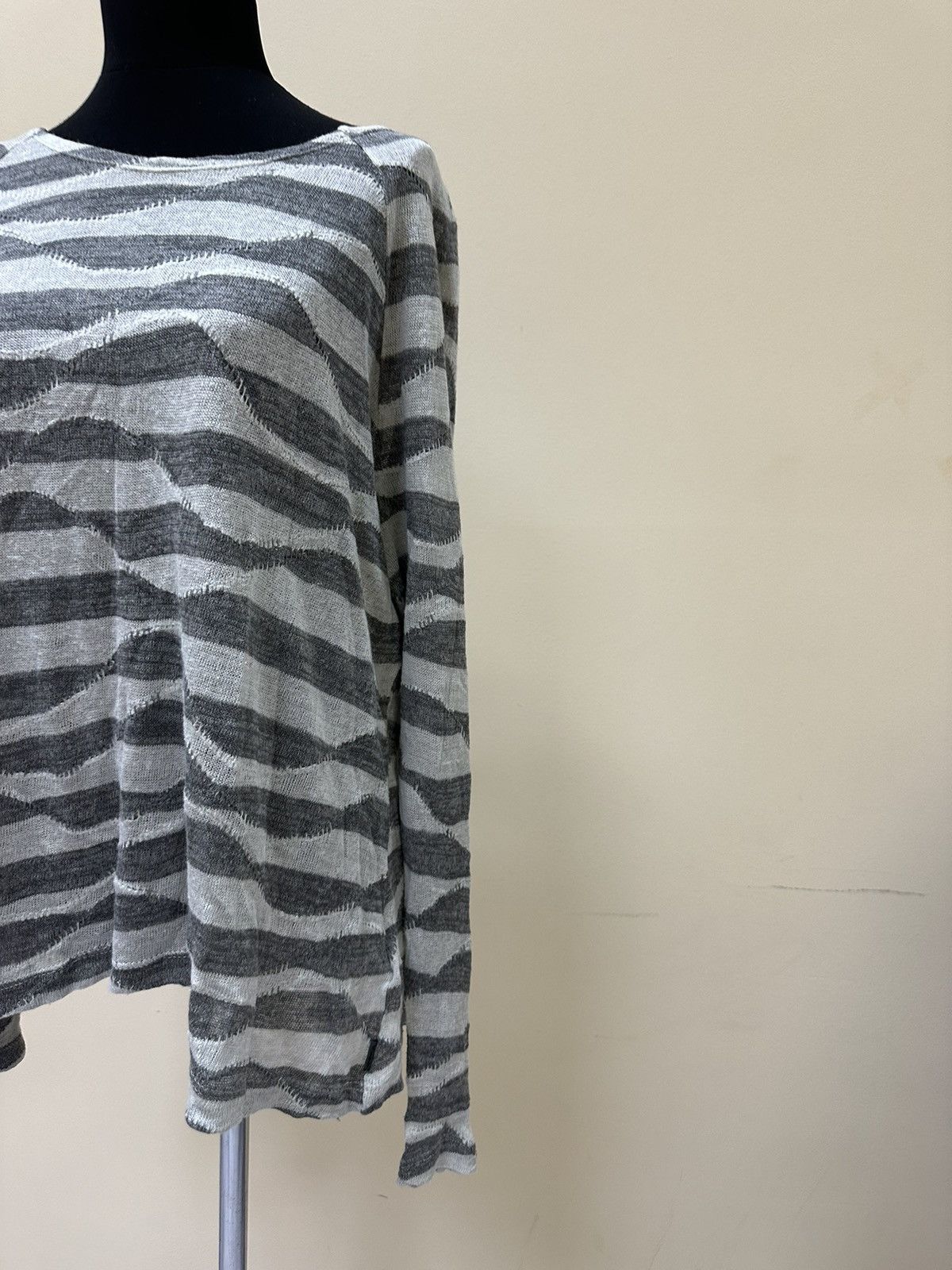 Japanese Brand × OSKA T-shirt Long Sleeve Oska 4 505 Linen Size XL / US 12-14 / IT 48-50 - 4 Thumbnail