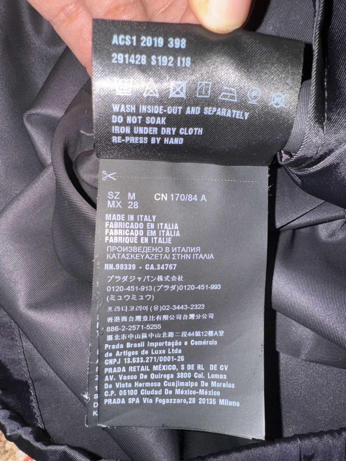 Prada Prada nylon logo rain coat light jacket Size US M / EU 48-50 / 2 - 8 Thumbnail