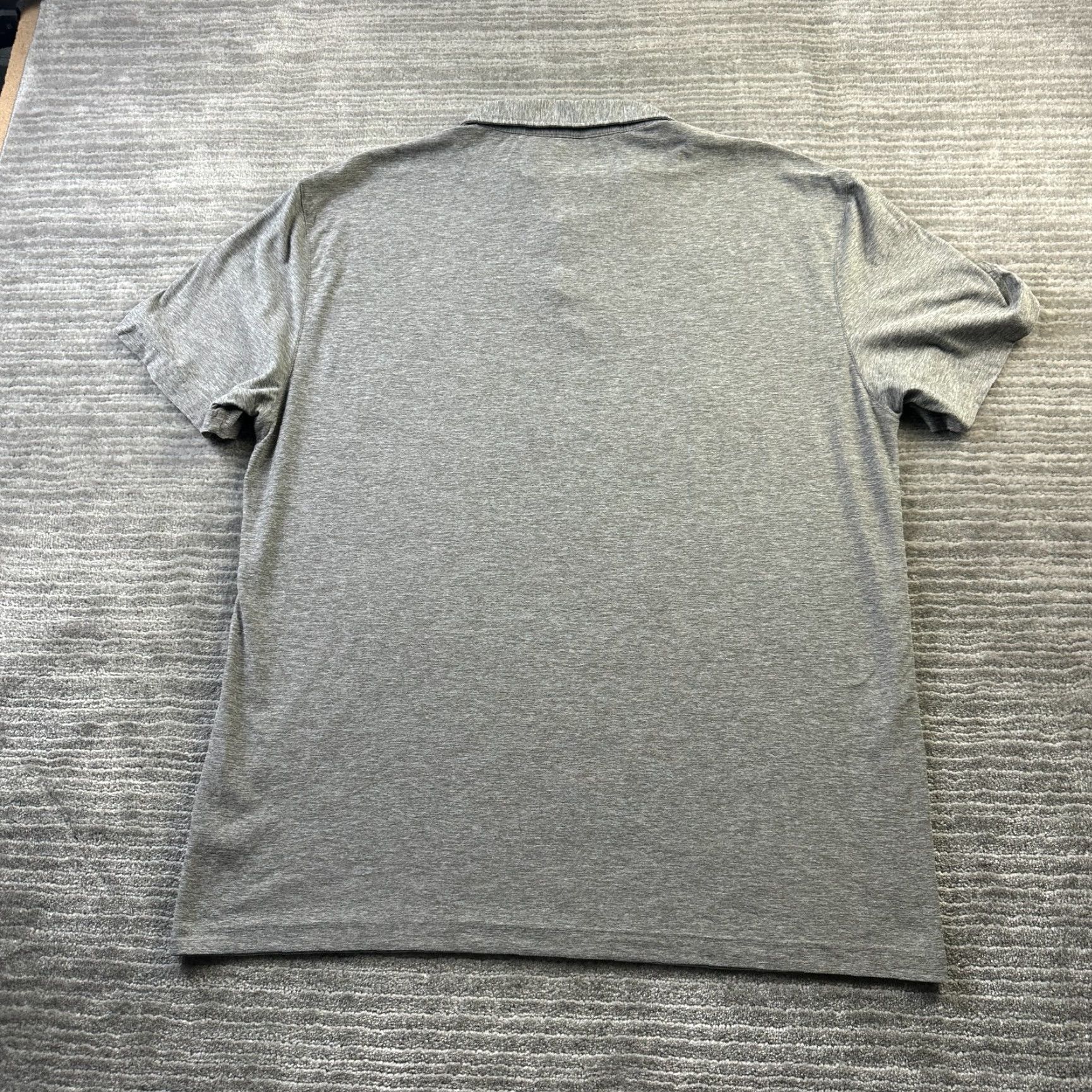 Vuori Vuori Polo Shirt Mens XL Gray Heather Strato Tech Polo Shirt Embroidered Logo Vuori Card? Size US XL / EU 56 / 4 - 2 Thumbnail
