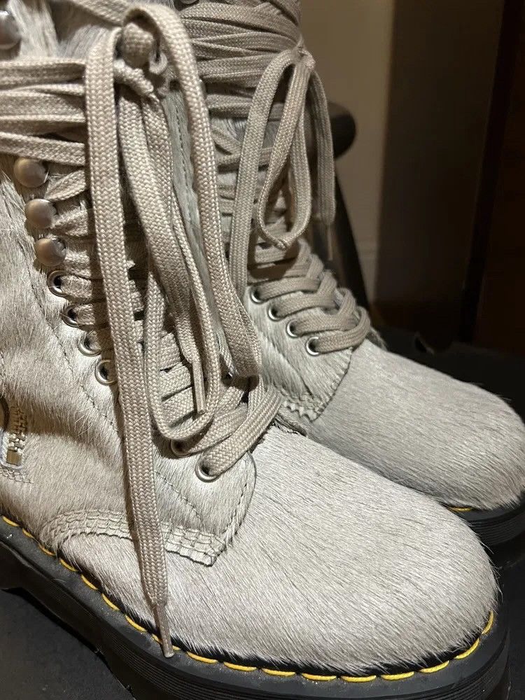 Dr. Martens × Rick Owens Rick Owens x Dr.Martens quad sole calf length boot Size US 7 / EU 40 - 2 Thumbnail