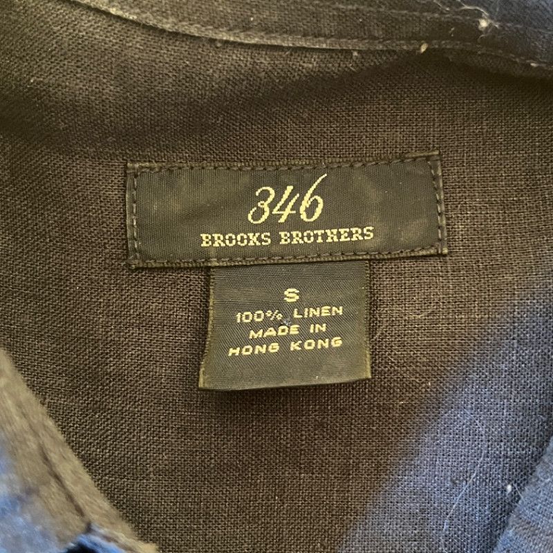 Brooks Brooks Brothers 346 Men's Shirt Size S Dark Navy Blue Size US S / EU 44-46 / 1 - 3 Thumbnail