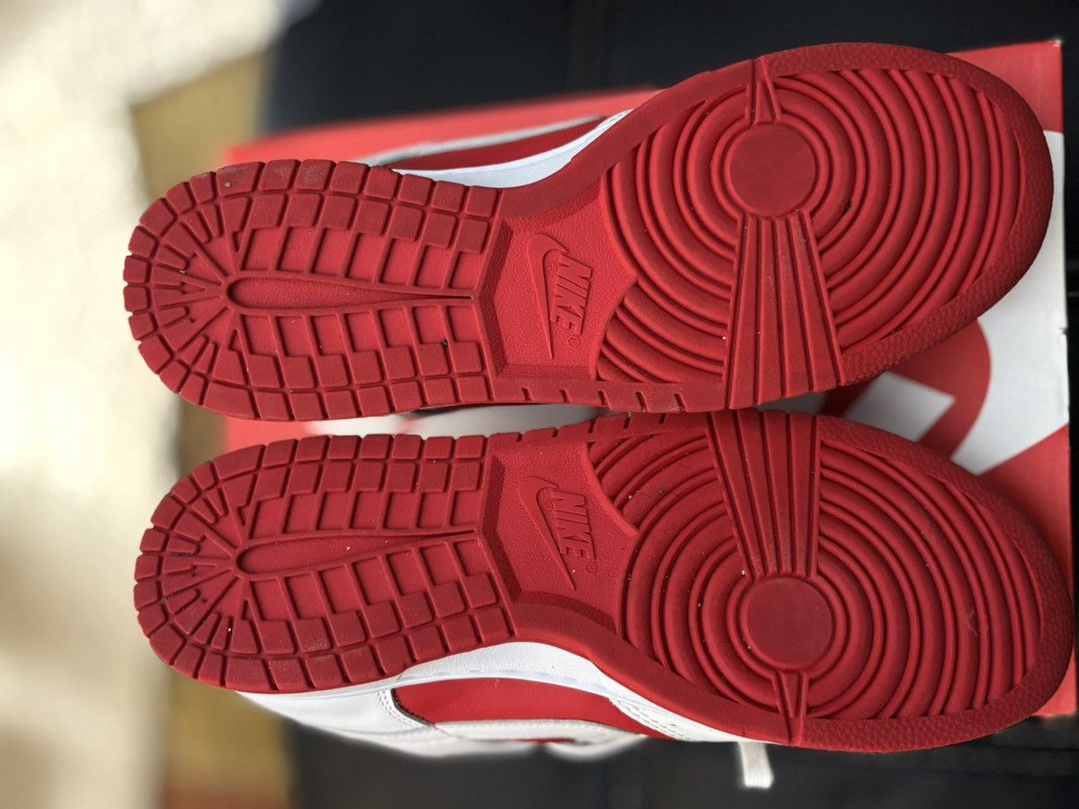 Nike Nike Dunk Low Championship Red + White Black Panda Size US 10.5 / EU 43-44 - 4 Thumbnail