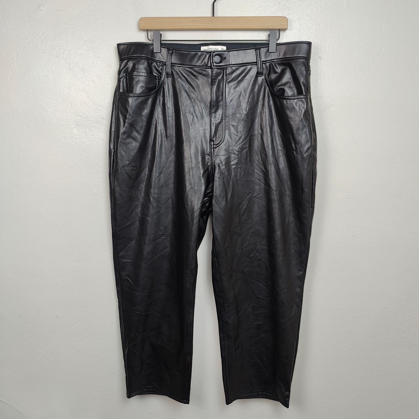 Abercrombie & Fitch Abercrombie & Fitch The Ankle Straight Ultra High Rise Size 40" / US 18 - 1 Thumbnail