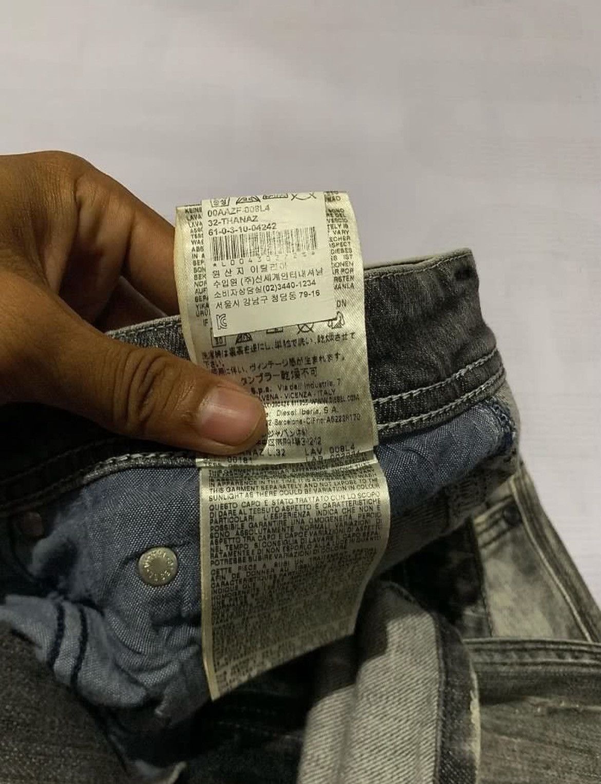 Diesel × If Six Was Nine × Le Grande Bleu (L.G.B.) Diesel Faded Denim Pants Size US 33 - 5 Thumbnail