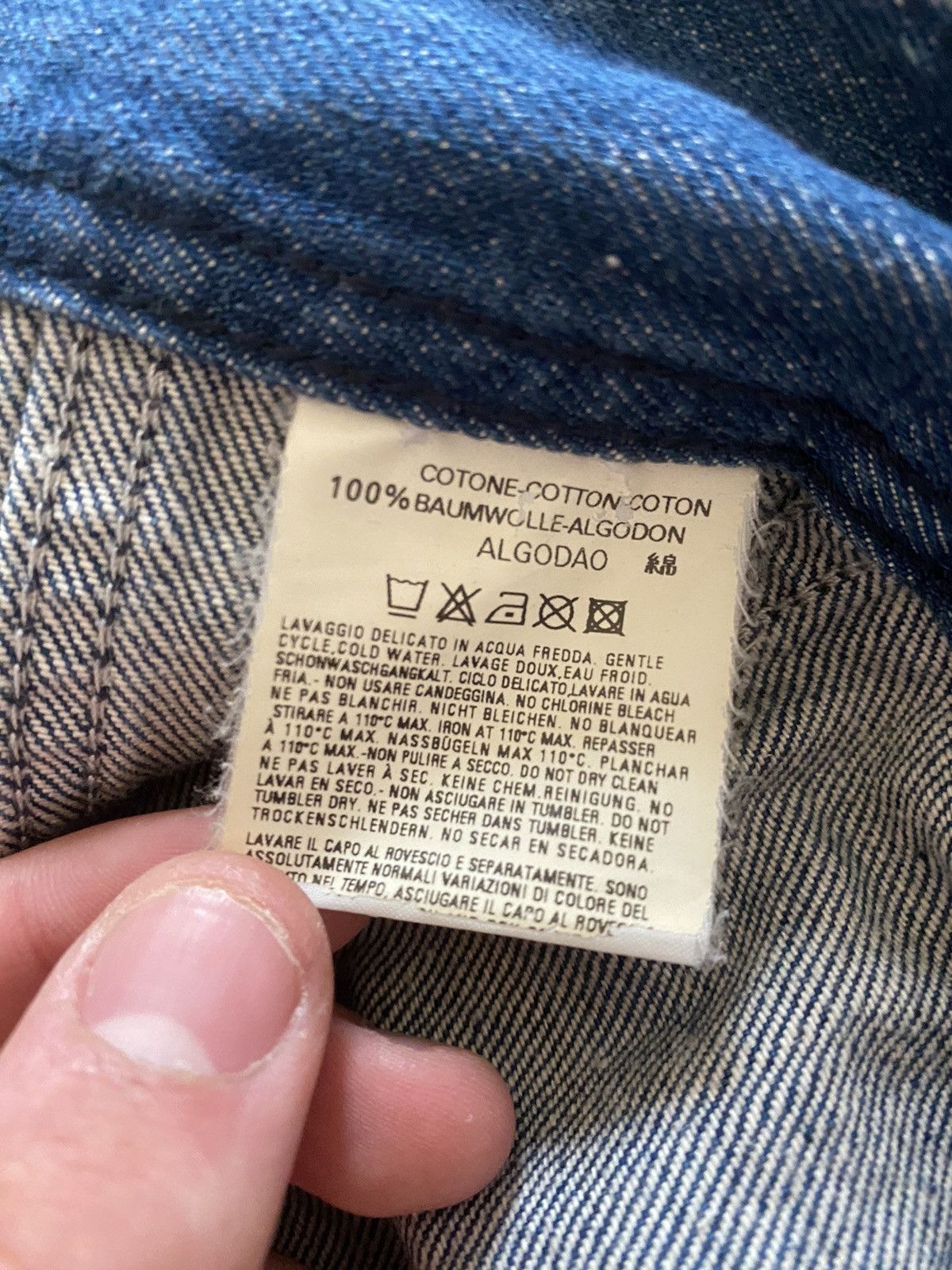 Diesel × Vintage Vintage Diesel denim jacket Size US L / EU 52-54 / 3 - 6 Thumbnail