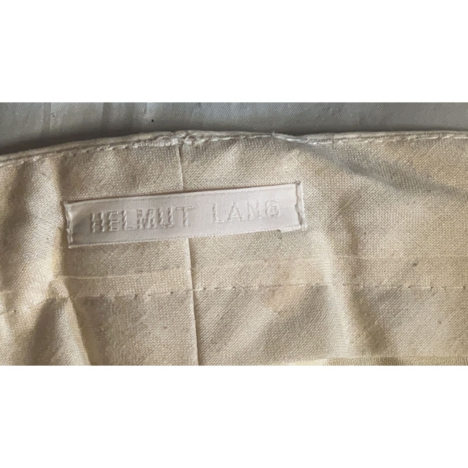 Helmut Lang Vtg Helmut Lang Archive Made in Italy White Pants SZ: 44 Size 30" / US 8 / IT 44 - 14 Thumbnail