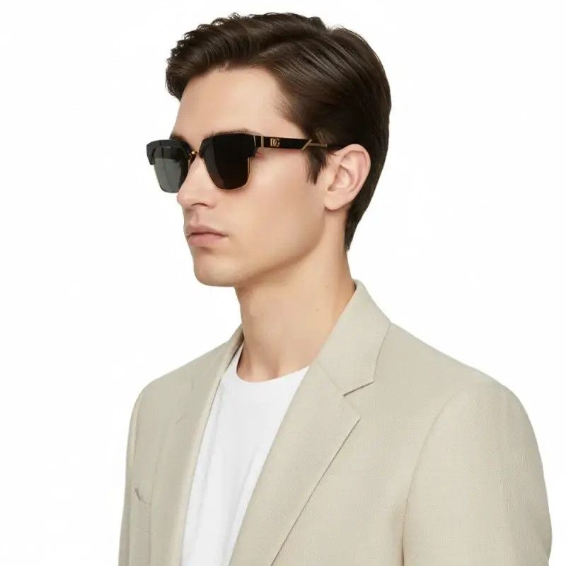 Dolce & Gabbana Dolce&Gabbana DG6185 2525/6G Sunglasses Size ONE SIZE - 6 Thumbnail