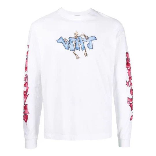 Off-White o1in1s1024 Q:1 / Graff Wht Pupp Skate Long Sleeve T-Shirt Size US L / EU 52-54 / 3 - 1 Thumbnail
