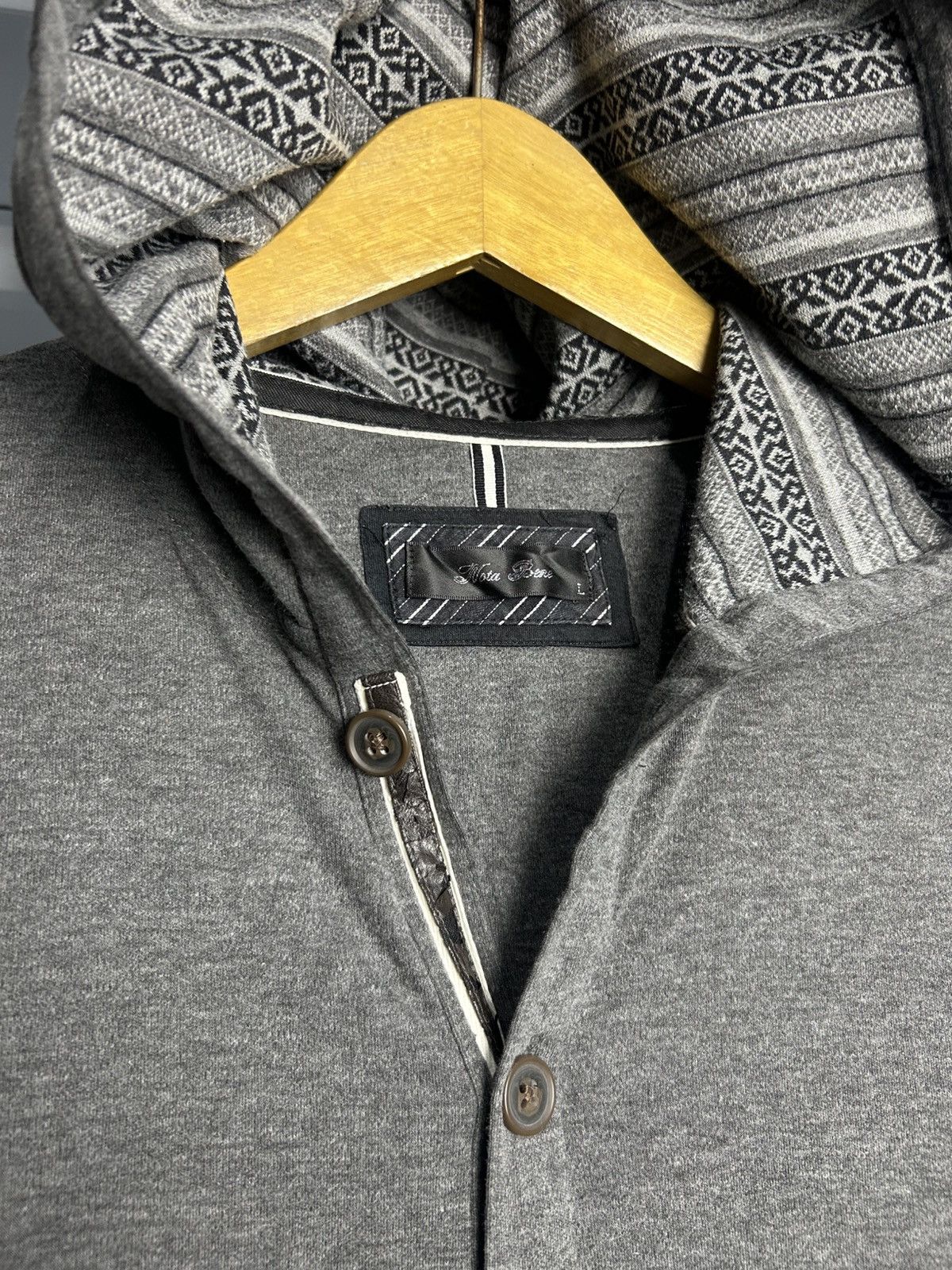 Japanese Brand Japanese Nota Bene hoodie ifsix Lgb style Size US L / EU 52-54 / 3 - 6 Thumbnail