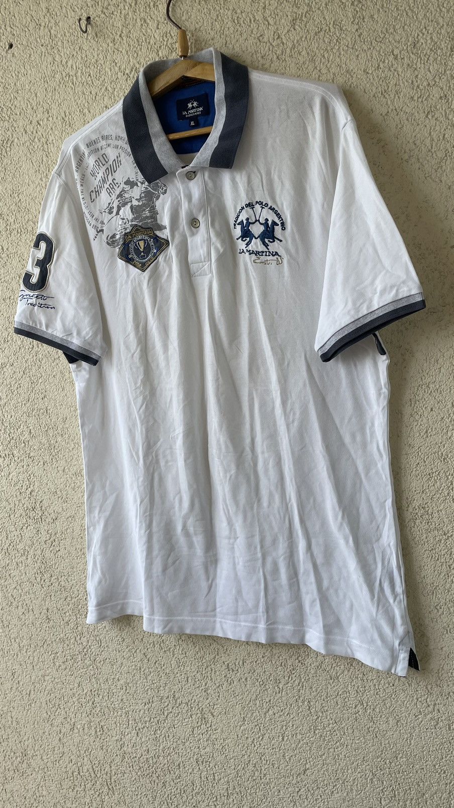 La Martina × Polo Ralph Lauren La Martina Polo Ralph Lauren Style T-shirt Size US XL / EU 56 / 4 - 2 Thumbnail