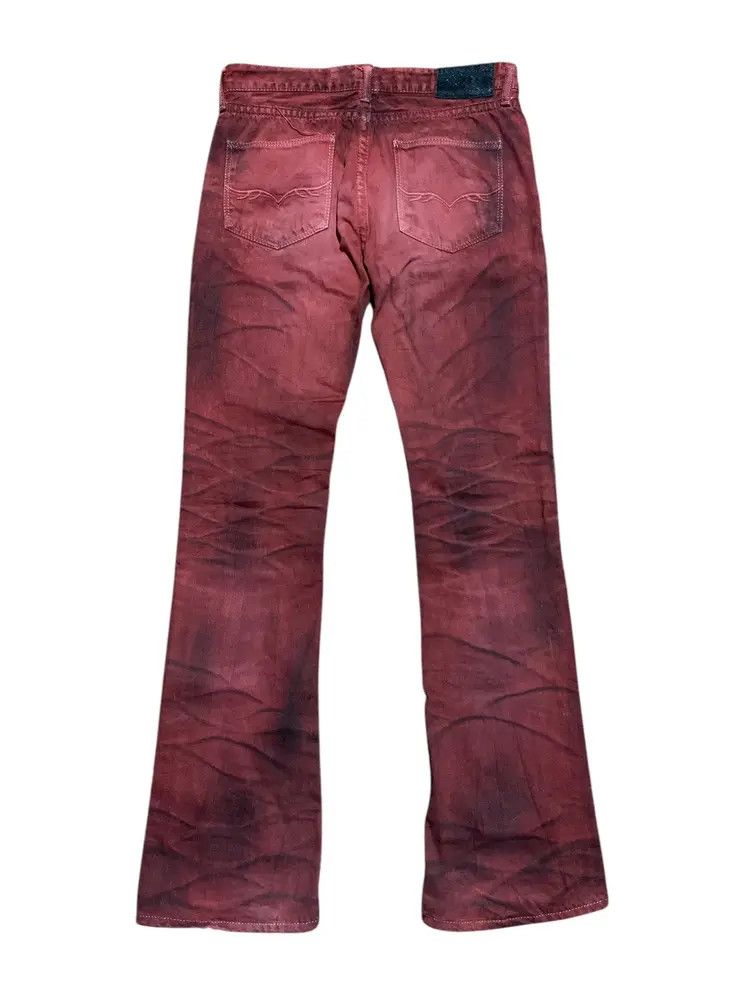 GOSTAR DE FUGA FUGA japan gothic bloody red flared jeans Size US 30 / EU 46 - 7 Thumbnail