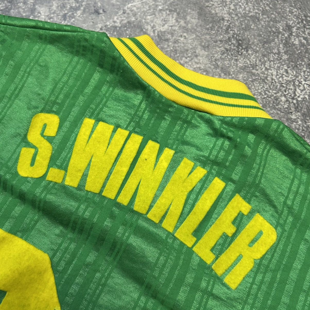 Erima Vintage Erina 21 S.Winkler 90’s West Germany Soccer jersey Size US L / EU 52-54 / 3 - 10 Thumbnail