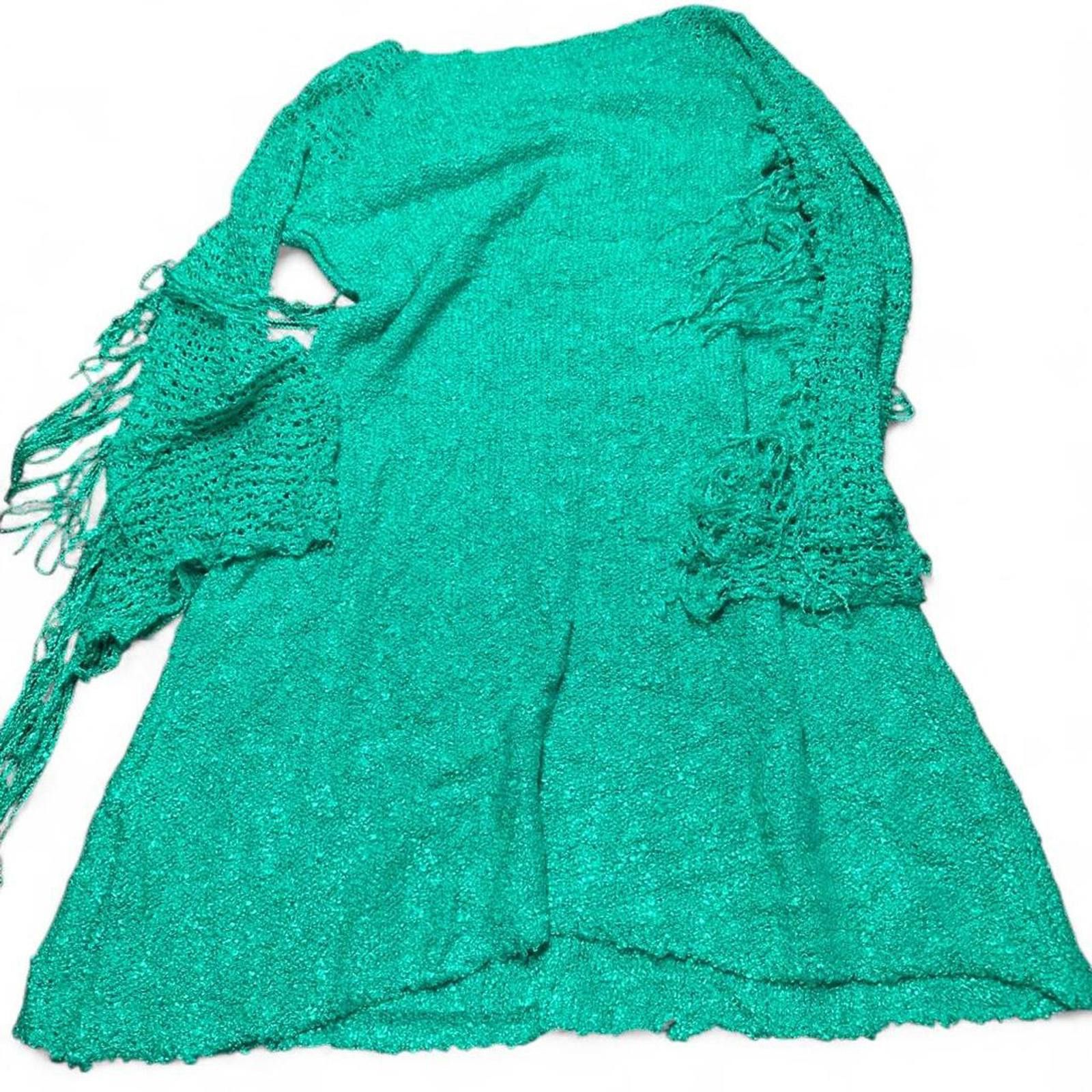 Other Women's Green Cardigan Size XL / US 12-14 / IT 48-50 - 2 Thumbnail