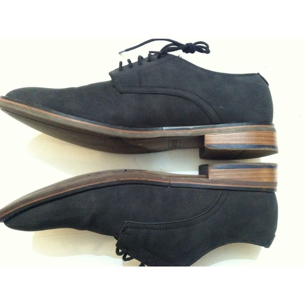 Steve Madden STEVE MADDEN MENS BLACK LEATHER OXFORD DRESS SHOES SIZE: 10 Size US 10 / EU 43 - 7 Thumbnail