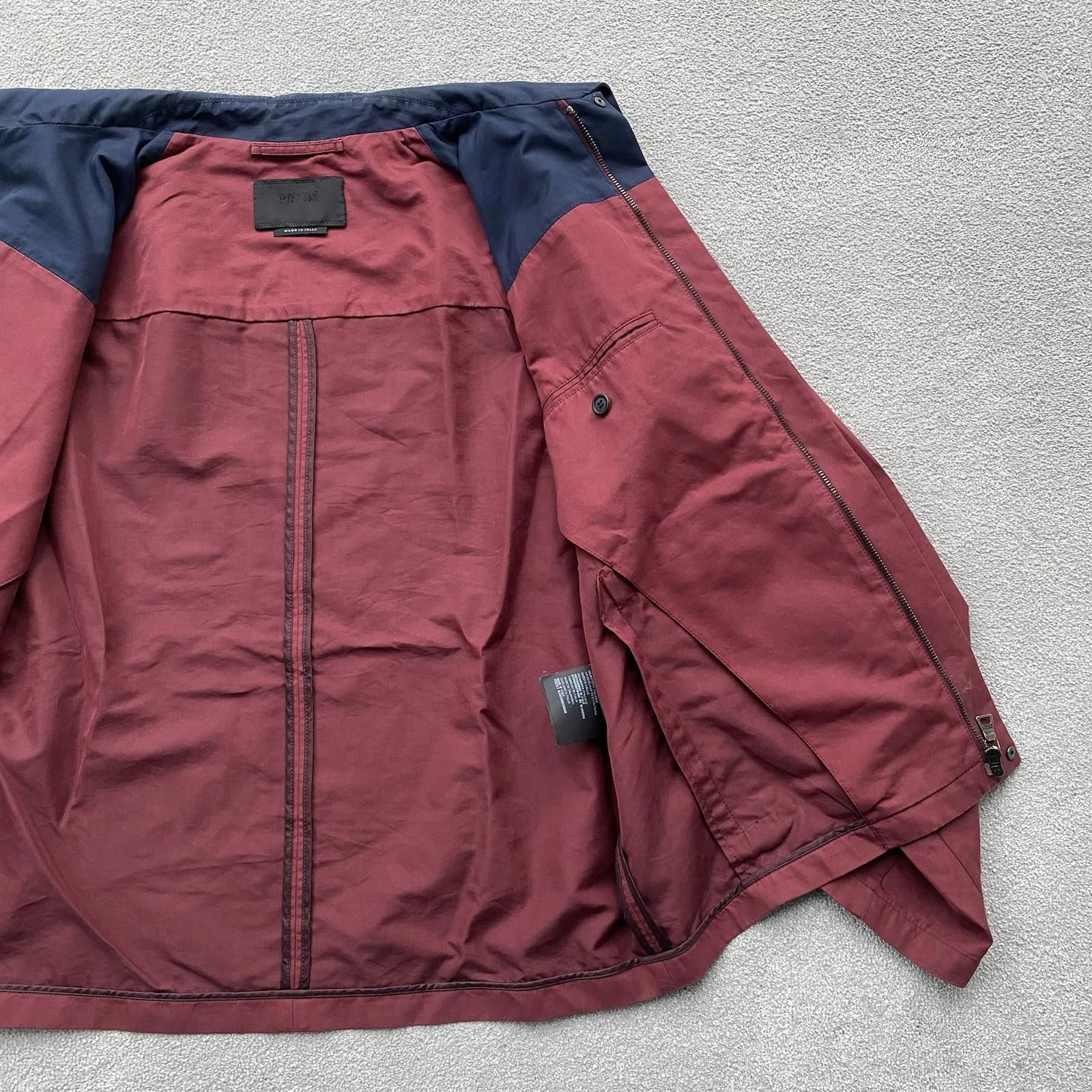 Prada Prada Block Contrast Casual Zipped Work Jacket Size US M / EU 48-50 / 2 - 9 Thumbnail