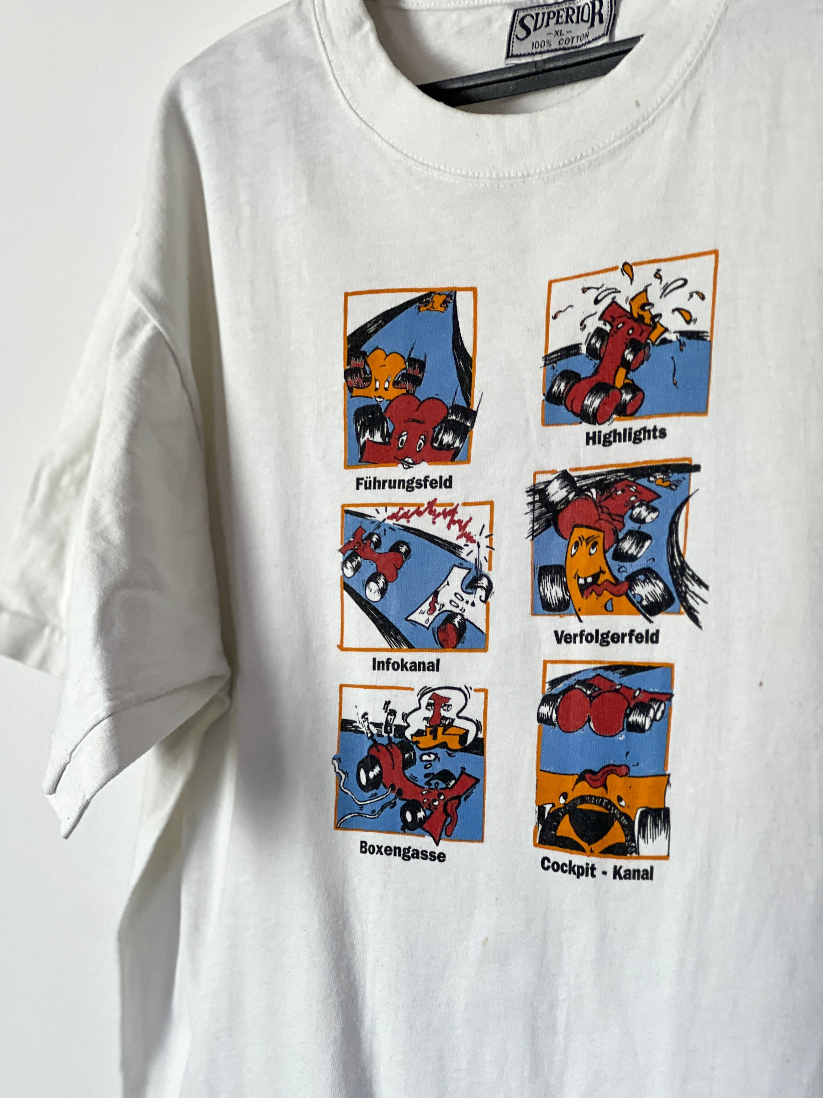 Formula 1 Superior x Premiere World – Formel1 Multichannel Vintage tee Size US XL / EU 56 / 4 - 9 Thumbnail