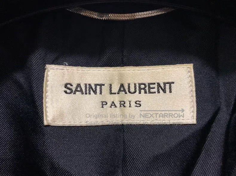 Saint Laurent Paris Saint Laurent Paris Leather Collar Houndstooth Suit Size US S / EU 44-46 / 1 - 3 Thumbnail
