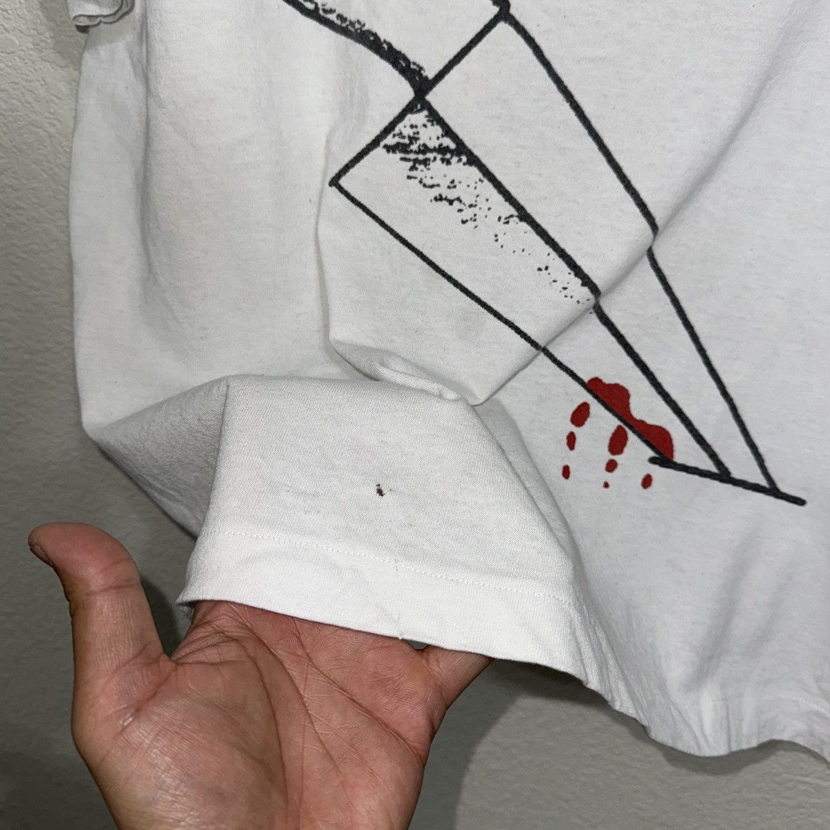 Other FTP Night Stalker RICHARD RAMIREZ Reversible White Tee, Size US L / EU 52-54 / 3 - 4 Thumbnail