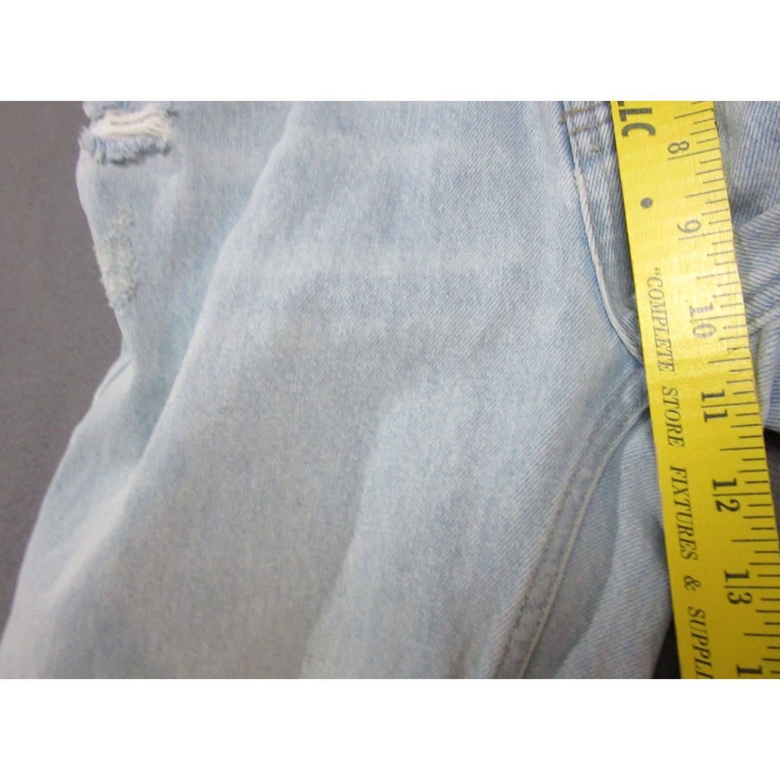 Free People Free People Jeans Women 24 Blue Wide-Leg Mid Distressed We The Free Bohemian Button Zipper 5-Pocket Denim Casual Womens Size 42" / US 20 - 5 Thumbnail