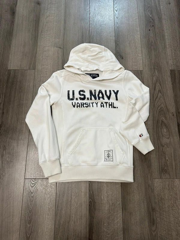 Champion Champion US Naval Academy White Hooded Jumper Size US S / EU 44-46 / 1 - 2 Thumbnail