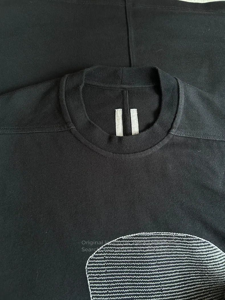 Rick Owens RICK OWENS Black Pharaoh embroidery short sleeve T-shirt s Size US L / EU 52-54 / 3 - 3 Thumbnail