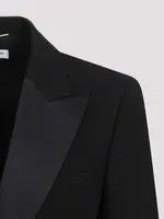 Saint Laurent Paris oc11z0126 780354 Tuxedo Jacket in Nero Size US XL / EU 56 / 4 - 3 Thumbnail