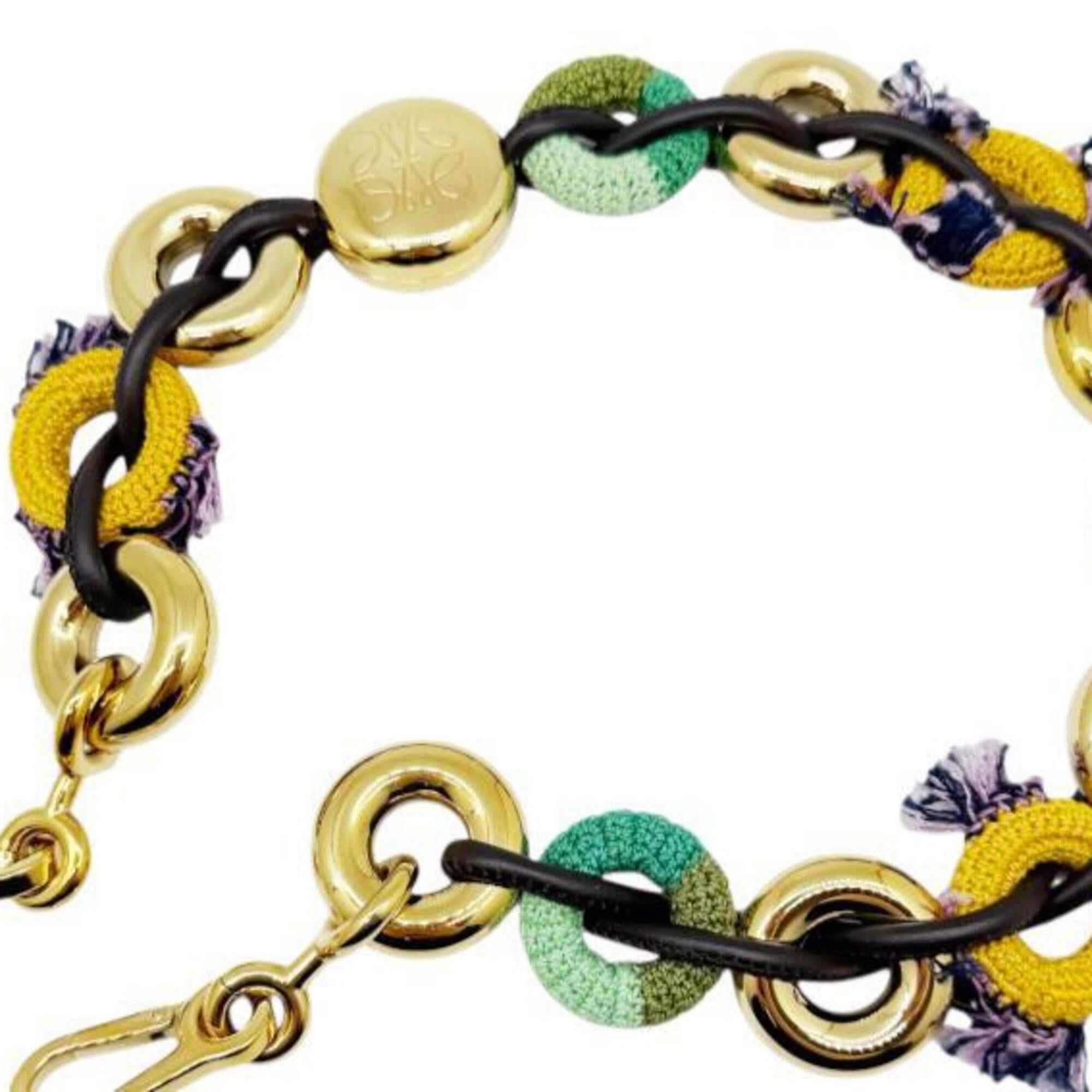 Loewe LOEWE Donut Chain Strap Charm - Gold, Green, Yellow Shoulder for Women Size ONE SIZE - 1 Thumbnail