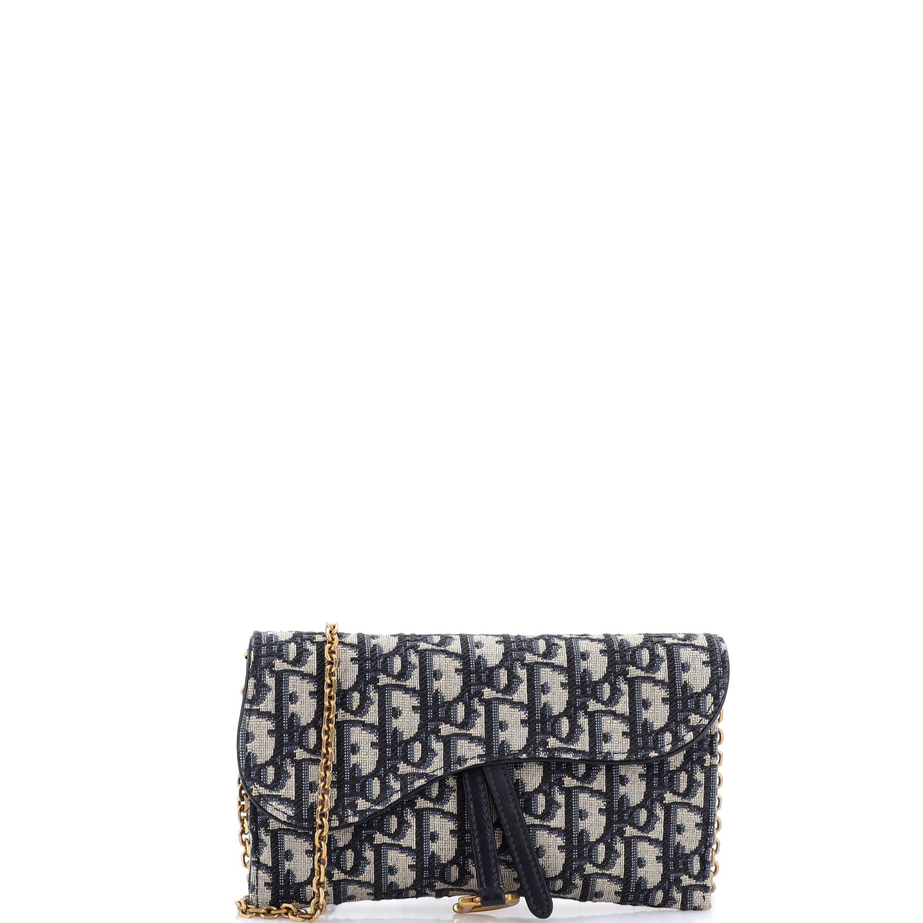 Dior Saddle Chain Wallet Size ONE SIZE - 1 Thumbnail