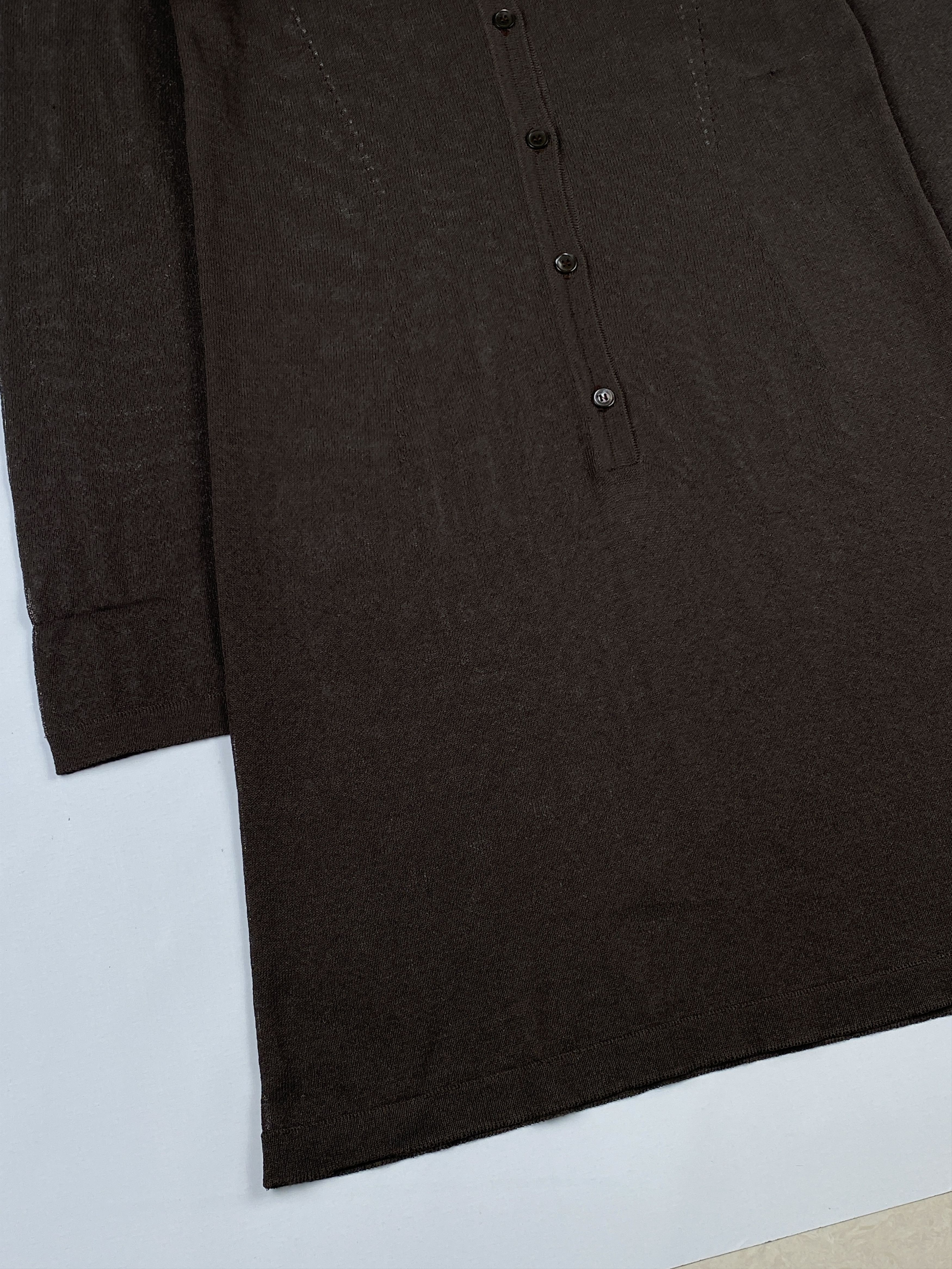 Ann Demeulemeester Collared Knit Sweater Dress Size XS / US 0-2 / IT 36-38 - 7 Thumbnail
