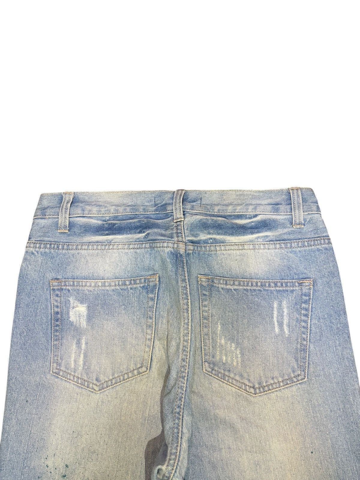 Dsquared2 Vintage Japanese Brand Painted Splattered Distress Jeans Size 30" / US 8 / IT 44 - 4 Thumbnail