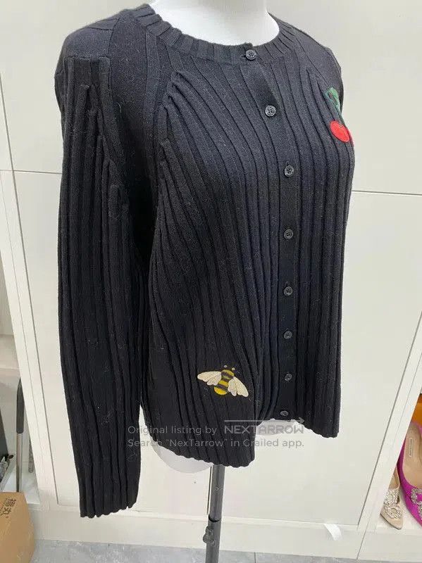 Valentino Valentino Black Cotton Blend Pullover Sweater . Size M / US 6-8 / IT 42-44 - 9 Thumbnail