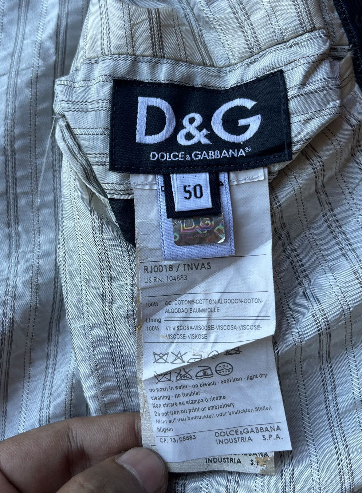 Dolce & Gabbana VINTAGE DOLCE&GABBANA VALVET JACKET Size US M / EU 48-50 / 2 - 3 Thumbnail