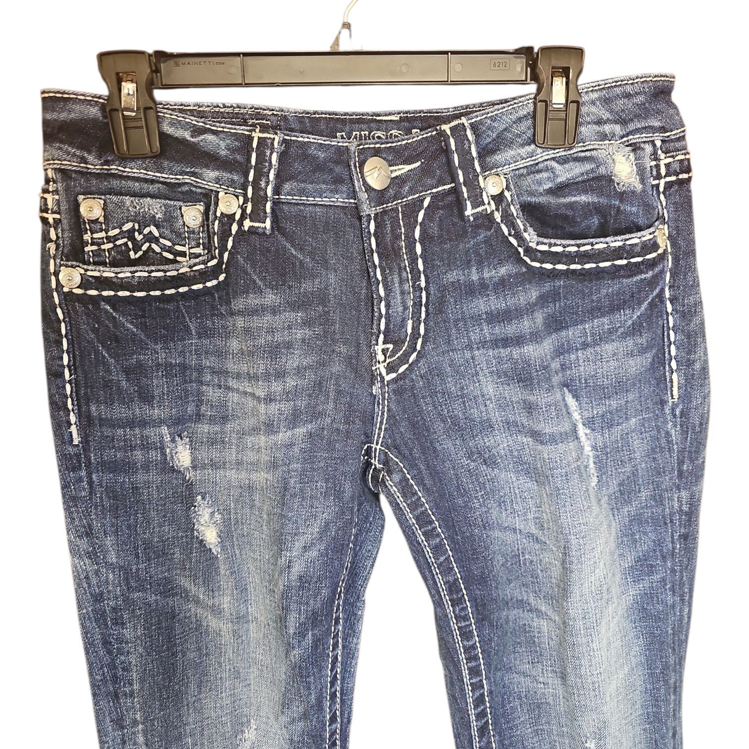 Miss Me Miss Me Irene Straight Jeans Size 30 Size 30" / US 8 / IT 44 - 2 Thumbnail