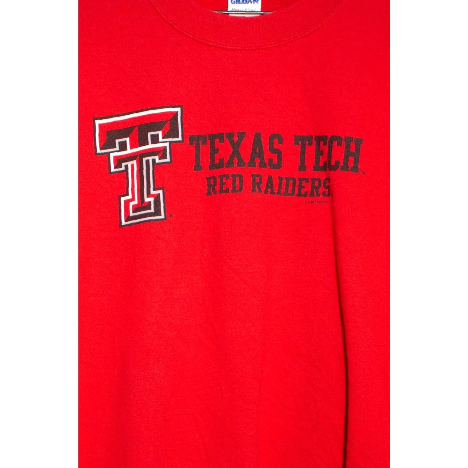 Gildan VINTAGE Texas Tech Red Raiders Sweatshirt Red Large Shirt Mens Size US L / EU 52-54 / 3 - 2 Thumbnail