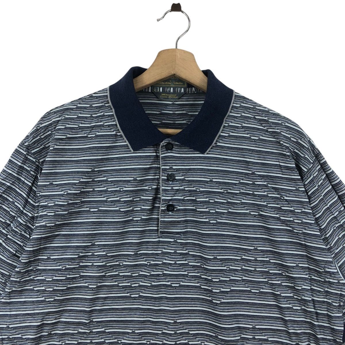 Descente Vintage DESCENTE INTERNATIONAL COLLECTION Polo Size US L / EU 52-54 / 3 - 2 Thumbnail