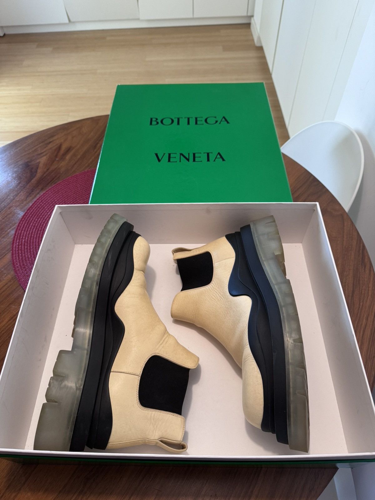 Bottega Veneta Bottega Veneta Lug Chelsea Boot (Size IT 44) Size US 11 / EU 44 - 2 Thumbnail