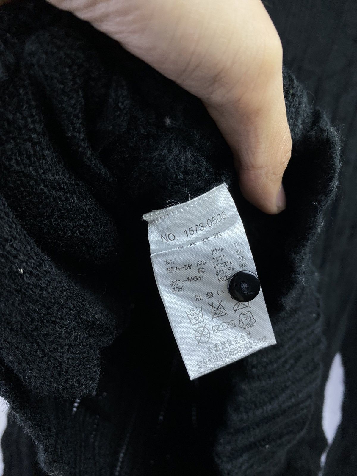 If Six Was Nine × Japanese Brand × Le Grande Bleu (L.G.B.) Louis chavlon black knitted ifsixwasnine style Size US M / EU 48-50 / 2 - 7 Thumbnail