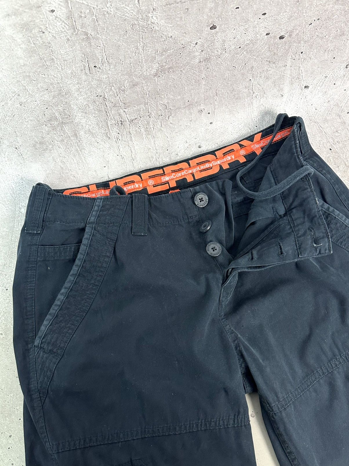 Superdry Superdry Slim Core Cargo Men’s Navy Cotton Men’s Pants Size US 30 / EU 46 - 7 Thumbnail