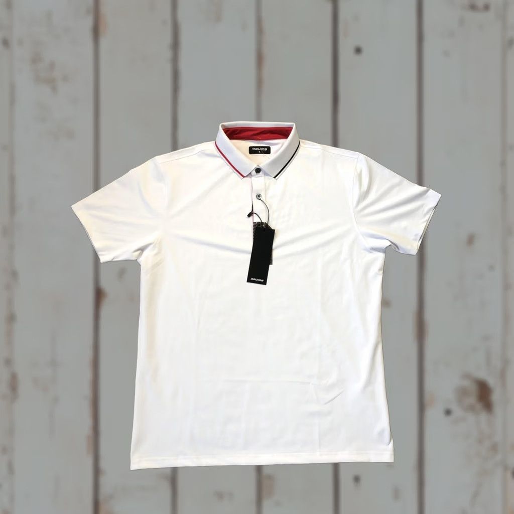Vintage Druids Polo Shirt Mens XL White Band Polo Golf Performance Short Sleeve Size US XL / EU 56 / 4 - 1 Thumbnail