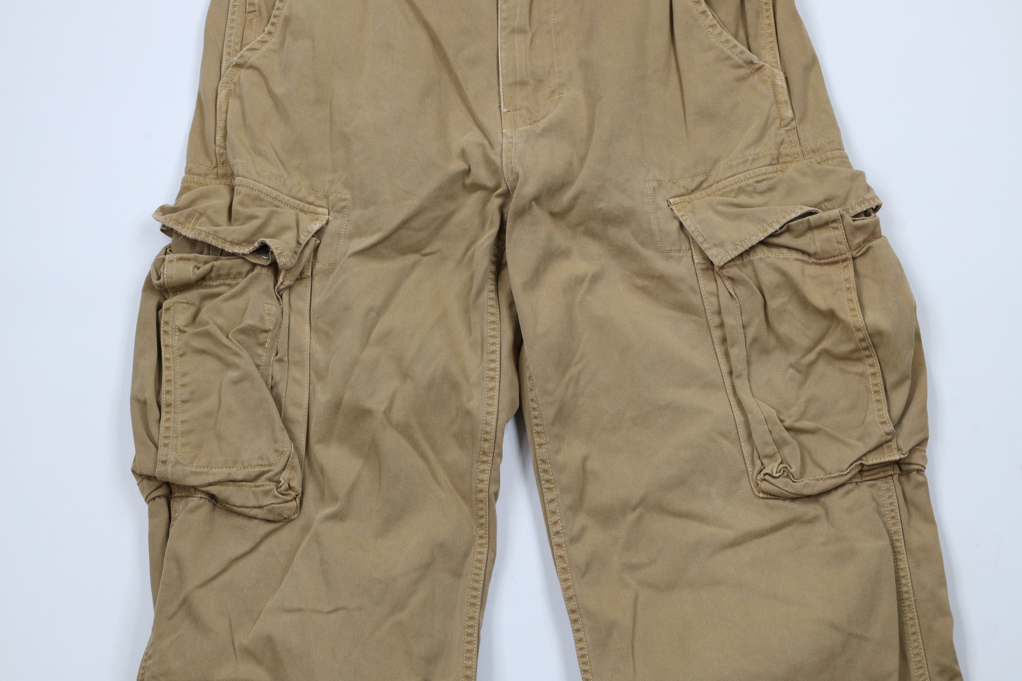 American Eagle Outfitters × Vintage Vintage Y2K American Eagle Outfitters Wide Leg Cargo Pants Size US 29 - 3 Thumbnail