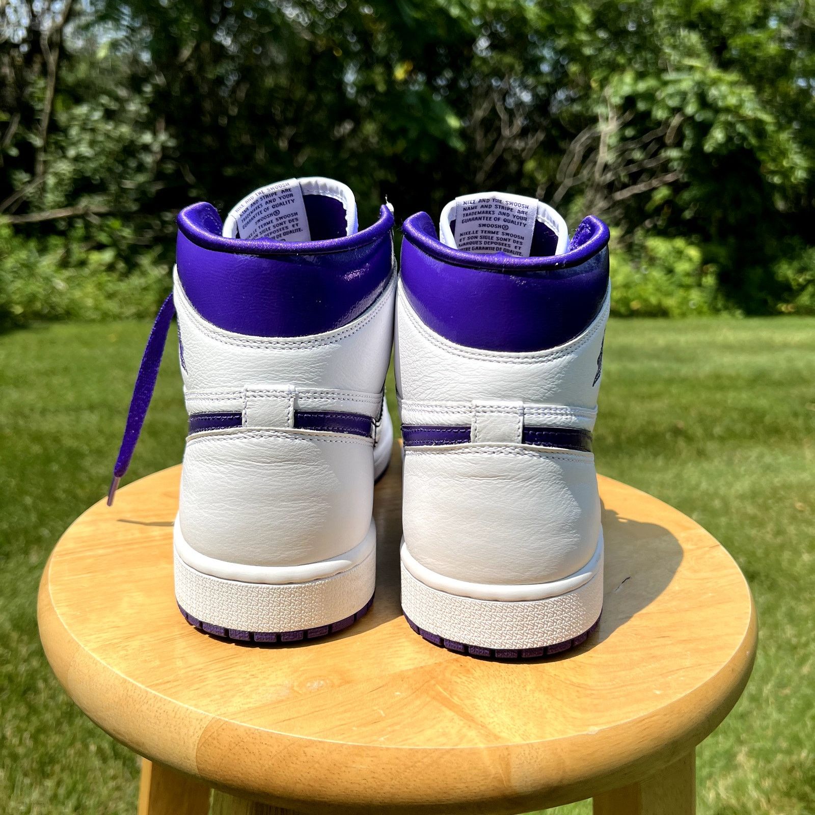 Jordan Brand × Nike Size 11.5 - Air Jordan 1 High OG Court Purple Women's Shoes Size US 11.5 / IT 41.5 - 5 Thumbnail