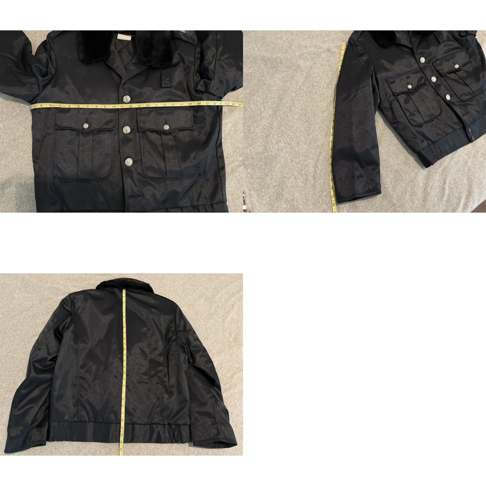 Vintage VINTAGE Horace Small Black Bomber Jacket Coat Made in USA Mens 38S Regular Short Nylon Solid 38 Black Bomber Mens US Size US XXS / EU 40 - 8 Thumbnail