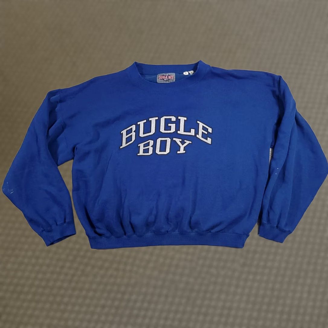 Bugle Boy VINTAGE Bugle Boy Crewneck Sweatshirt Men XL Graphic Spell Out Street Grunge Skater Sweatshirt Size US XL / EU 56 / 4 - 1 Thumbnail