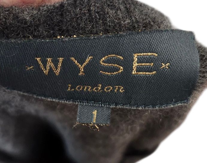 Other WYSE London Gray Cashmere sweater With Stars, Size 1 Size L / US 10 / IT 46 - 7 Thumbnail