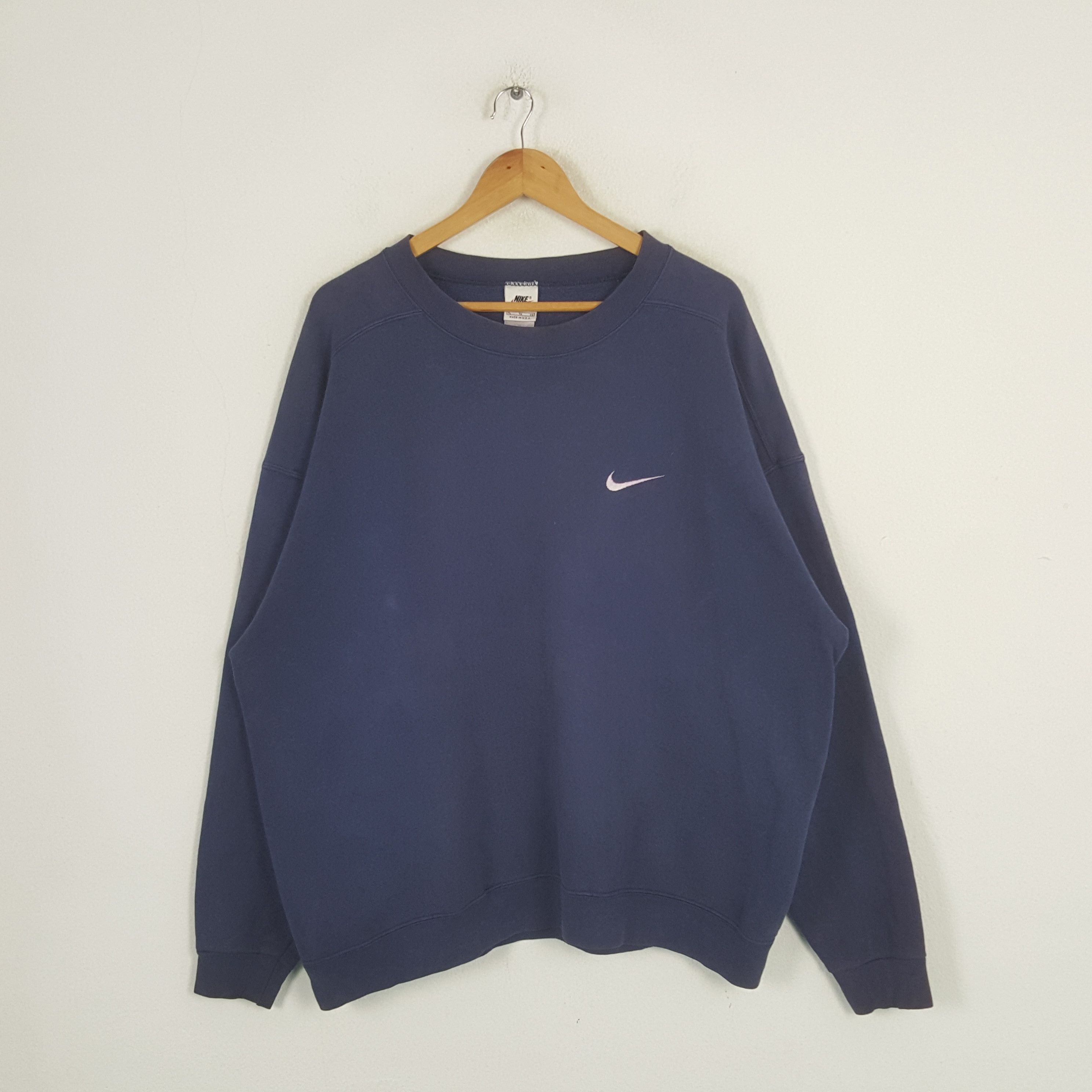 Nike Vintage Nike American Small Swoosh Sweatshirt C291N15 Size US XXL / EU 58 / 5 - 1 Thumbnail
