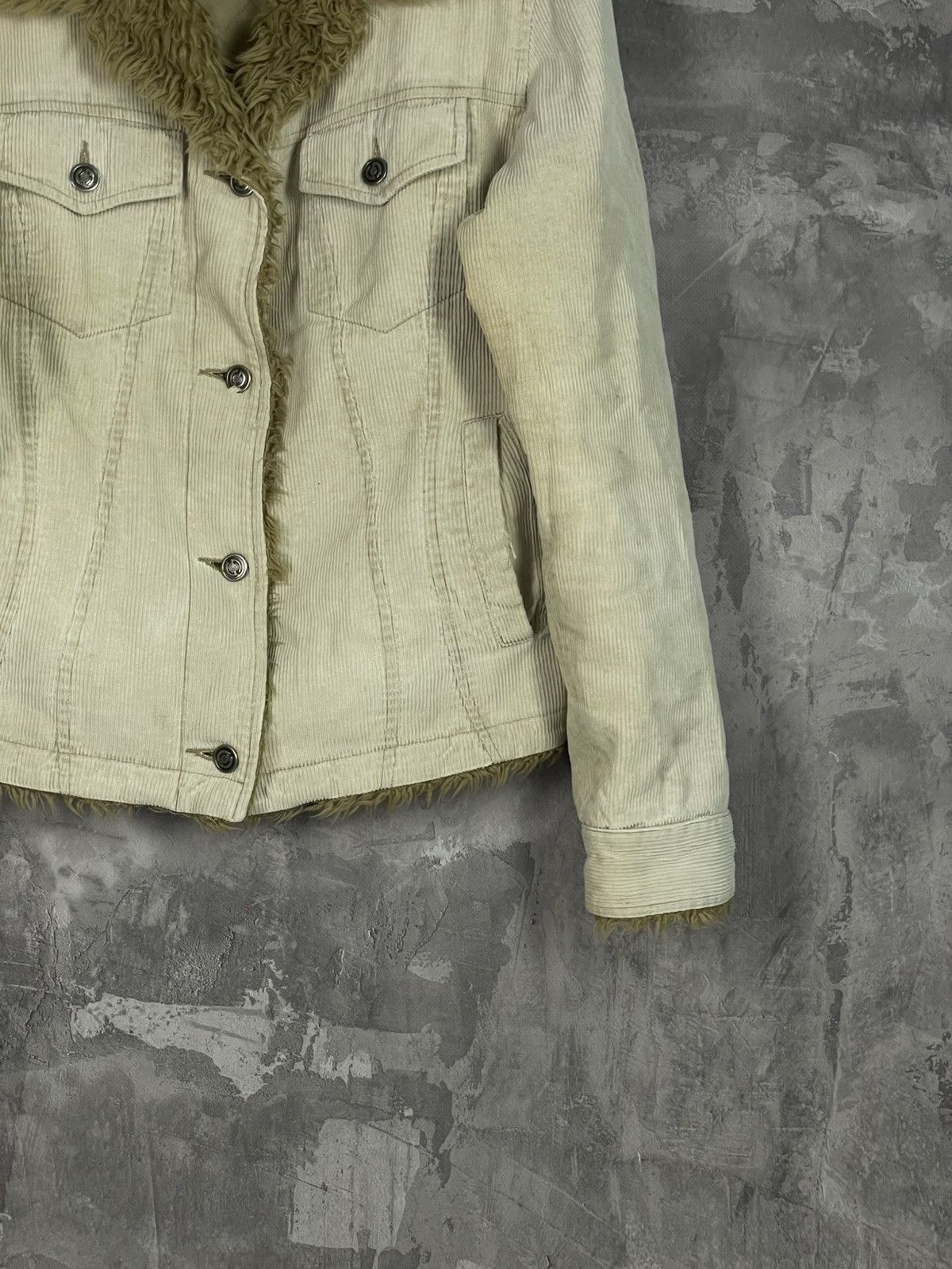 If Six Was Nine × Vintage VINTAGE JEANS SHERPA JACKET JAPAN STREETWEAR CASUAL Y2K 90s Size US M / EU 48-50 / 2 - 6 Thumbnail