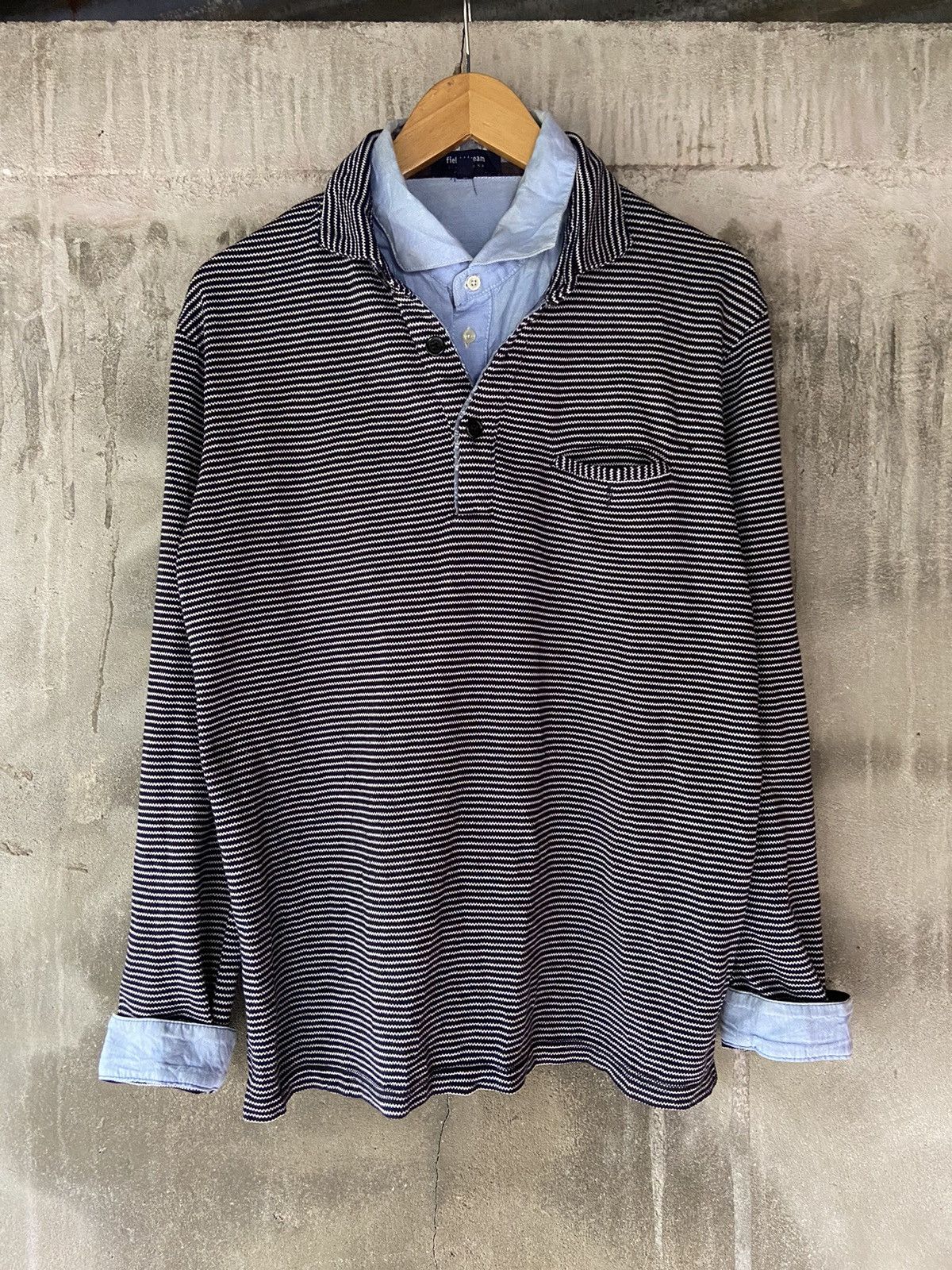 Beauty Beast × Hysteric Glamour × Japanese Brand JIYUGAOKA DOUBLE LAYER CASUAL LONG SLEEVE Size US L / EU 52-54 / 3 - 1 Thumbnail