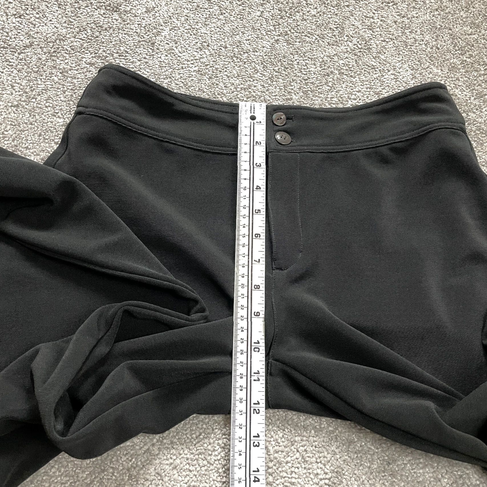 Vintage Chico's Design Pants Womens 1.5 US Medium Black Ladie Stretch Slacks 32x32 Size 32" / US 10 / IT 46 - 4 Thumbnail