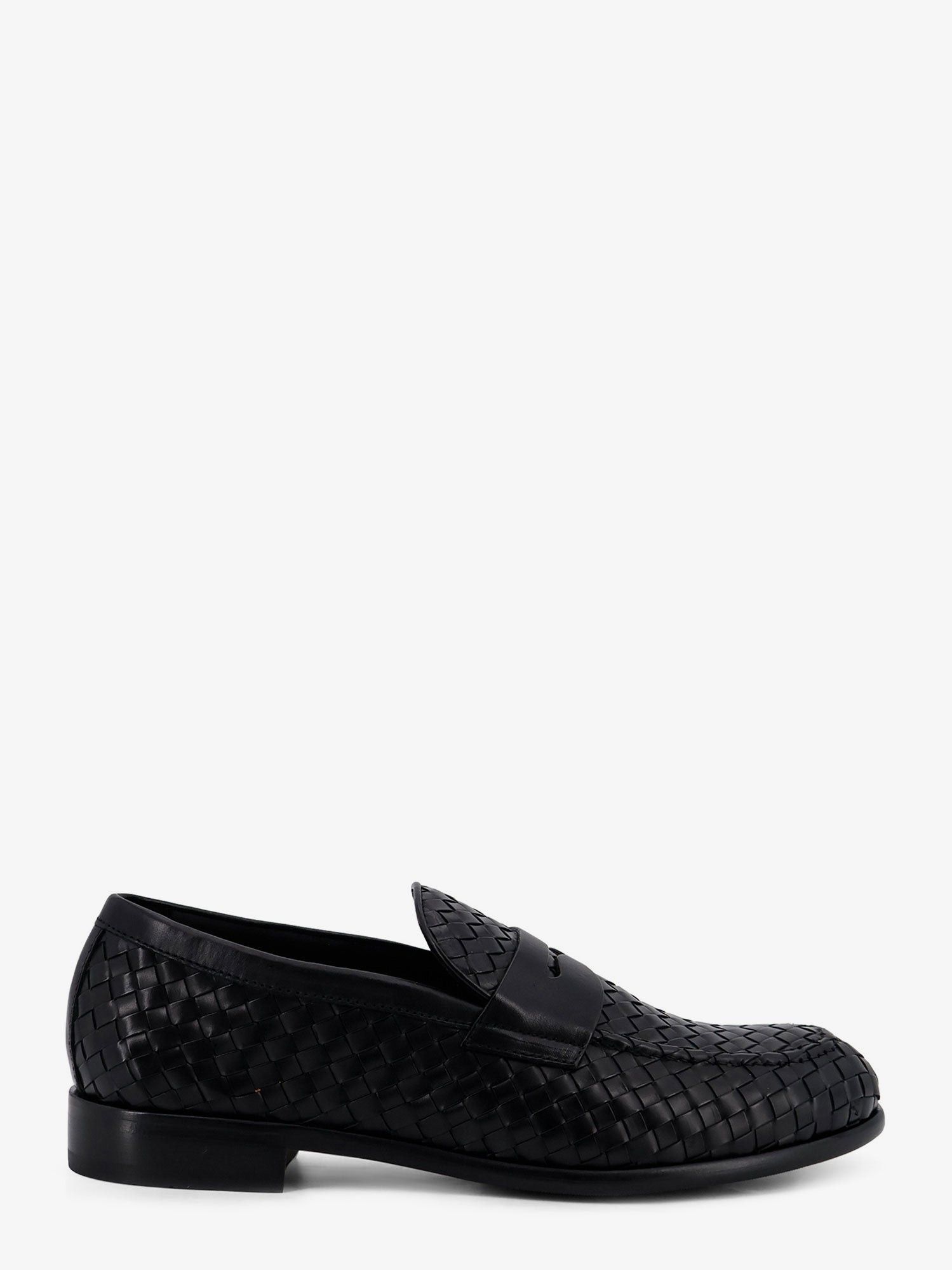 Doucal's Adler Leather Loafers With Woven Pattern Size US 12 / EU 45 - 1 Thumbnail
